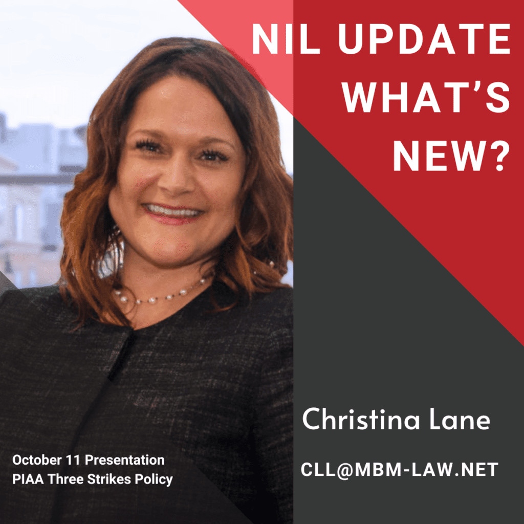 NIL and PIAA 3 Strikes Policy