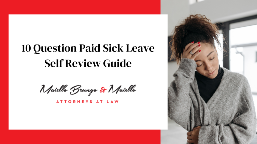 10 Question Paid Sick Leave Self Review Guide