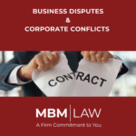 Business Disputes &Amp;Amp; Corporate Conflicts