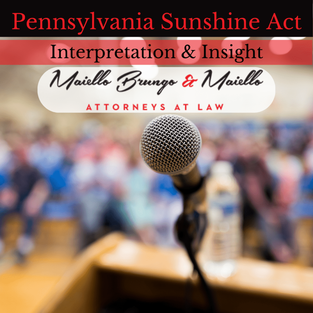 PA Sunshine Act