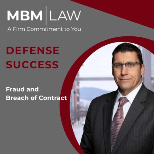 Complaint Against Mbm Law Client Dismissed With Prejudice