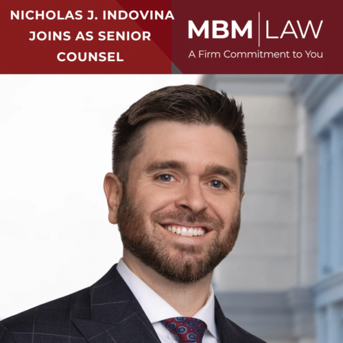 Pittsburgh Lawyer, Nicholas J. Indovina, Senior Counsel For Mbm Law