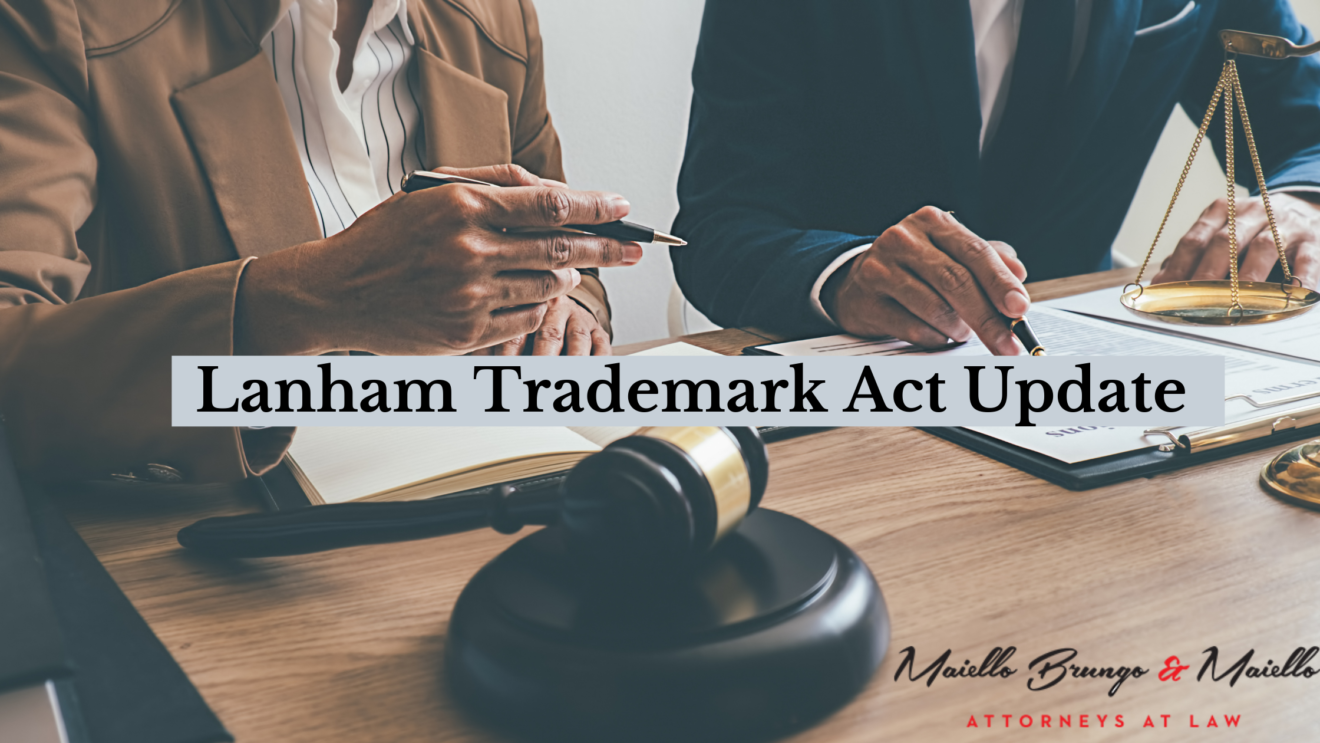 Lanham Trademark Act Update MBM Law