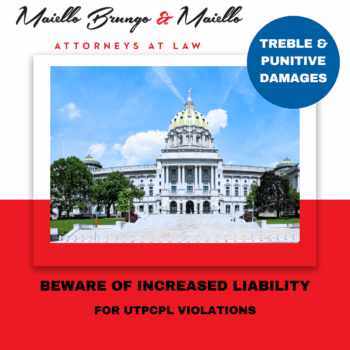 Utpcpl And Pa Businesses (Increased Treble Damages &Amp;Amp; Punitive Damages)